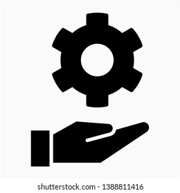 Nice Glyph service vector icon