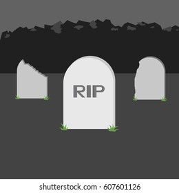 nice grave rip icon of vector EPS10.