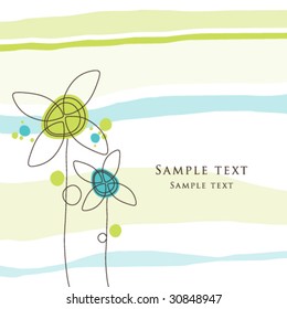 Nice Greeting card - template
Cute simple Artistic hand drawn illustration - doodle
For baby shower, greetings, invitation, mother's day, birthday, party, wedding