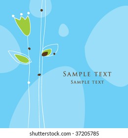 Nice Greeting card - template
Cute simple Artistic hand drawn illustration - doodle
For baby shower, greetings, invitation, mother's day, birthday, party, wedding, scrapbook