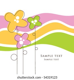 Nice Greeting card - template
Cute simple Artistic hand drawn illustration - doodle
For baby shower, greetings, invitation, mother's day, birthday, party, wedding