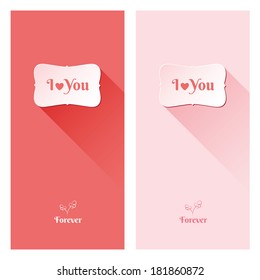 Nice greeting cards. Simple template with text space for your design. 