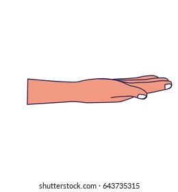 nice hand with all fingers and nails