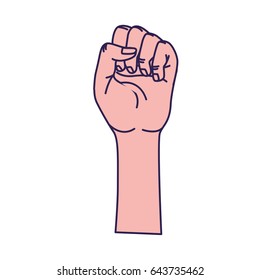 nice hands fist up celebrating
