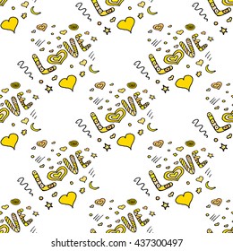 Nice hearts patterns for textile or background, ideal for decoration