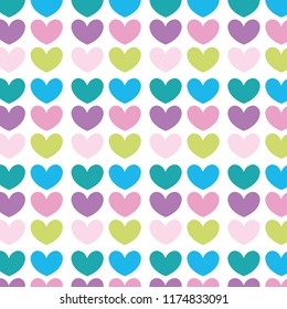 nice hearts shapes decoration background