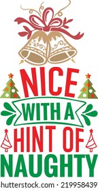 nice with a hint of naughty vector file
