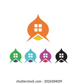 nice house, nice lettering, special design, attractive design graphics,