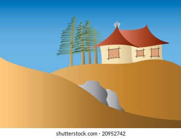 The nice house on the hill