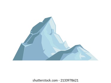 nice iceberg design over white