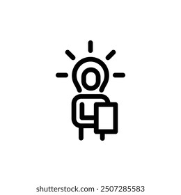 nice idea icon design on white background