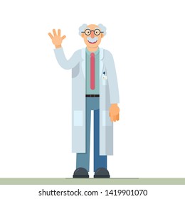 nice illustration of inventor scientist