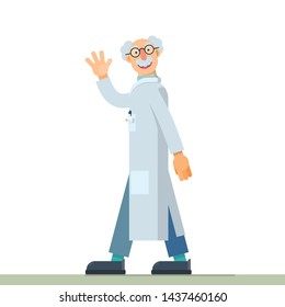 nice illustration of inventor scientist