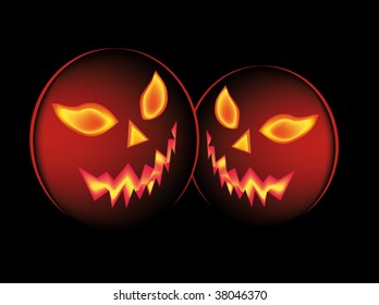 nice illustration of a scary movie - helloween is here