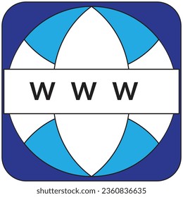 Nice internet icon vector design