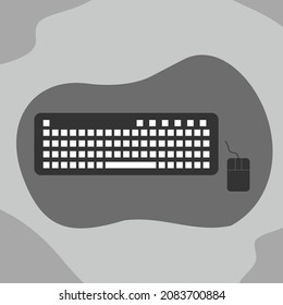 nice Keyboard icon vector design 