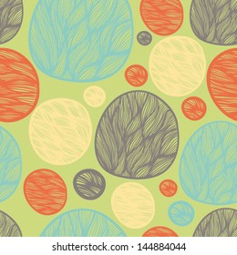 nice light seamless pattern with circles