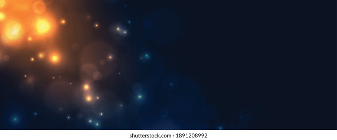 nice light sparkles glowing bokeh background design