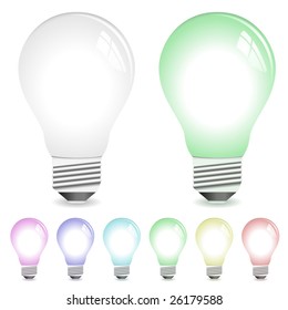 Nice lightbulb vector