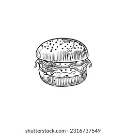 Ilustración vectorial de una bonita grabadora de arte de línea.
