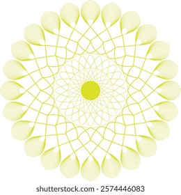 A nice looking mandala design that is colorful