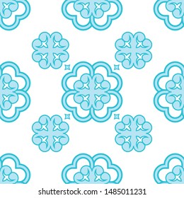 Nice looking seamless vector repeat tile pattern. You can use it for fabrics, textile design, digital tiles, ceramics, marble tile, mosaic, printing, background & texture, gift wrap, invitation card.