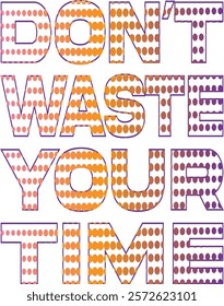 A nice looking typography t shirt design