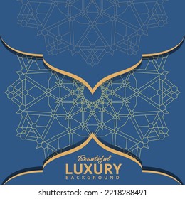 NICE LUXURY MANDALA BACKGROUND DESIGN