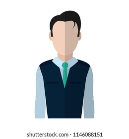 nice man with elegant clothes style