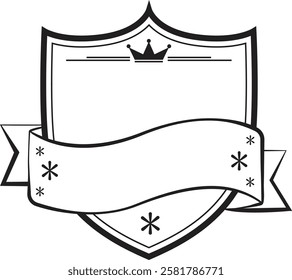 nice medal bagde vintage traditional elegent emblem vector graphic stock element for sport and school