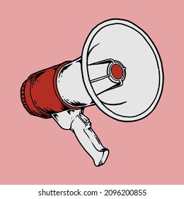 Nice Megaphone Simple Vector Illustration