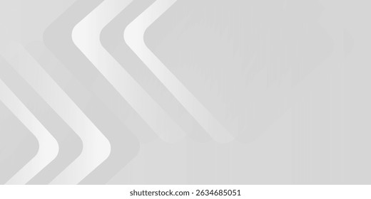 Nice modern abstract white and gray gradient background. geometric modern design with copy space  vector illustration. 