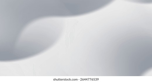 Nice modern simple silver foil background with metal mirror texture. Chrome gradient surface with light like could art abstract