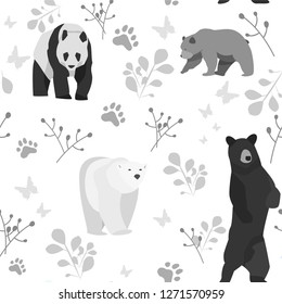 Nice monochrome, black and white pattern