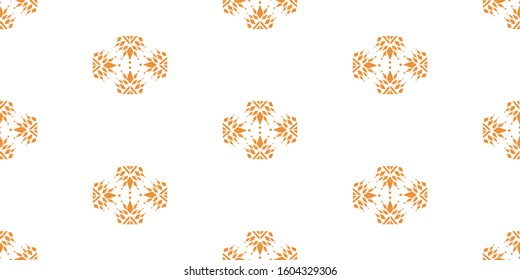 Nice nativ hand-drawn ikat background - Ethnic folk seamless pattern.
