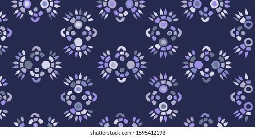Nice native hand-drawn ikat geometric background - Ethnic folk pattern. Tribal embroidery background
