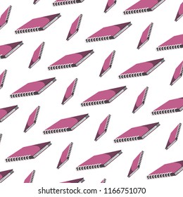 nice notebook school utensil background