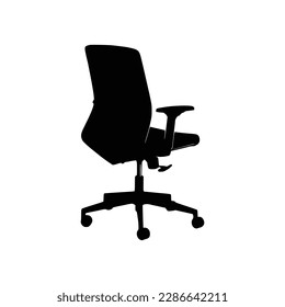 Nice Office chairs silhouettes vector Design.