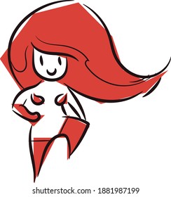 nice orange amazon comic superheroine