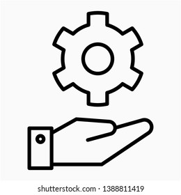 Nice Outline service vector icon