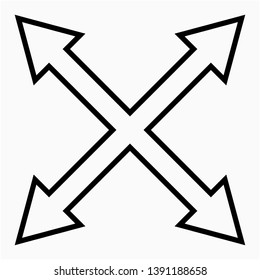 Nice Outline zoom vector icon