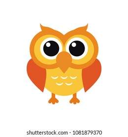 nice owl logo vector