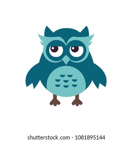 nice owl logo vector
