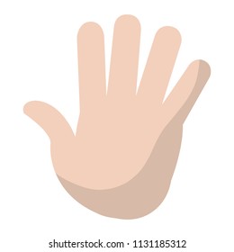 nice palm hand gesture style