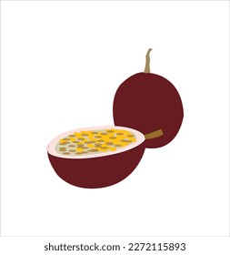A nice passion fruit vector art work