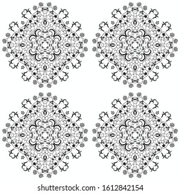 Nice pattern floral digital design created in specialized software for graphic resources for helping graphics designer to create finest art and design.