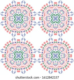Nice pattern floral digital design created in specialized software for graphic resources for helping graphics designer to create finest art and design.