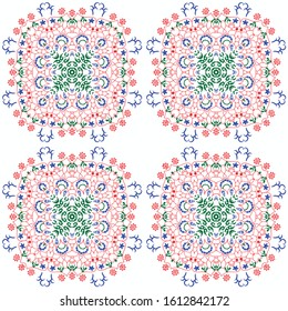 Nice pattern floral digital design created in specialized software for graphic resources for helping graphics designer to create finest art and design.