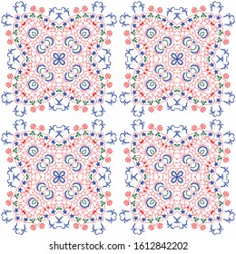 Nice pattern floral digital design created in specialized software for graphic resources for helping graphics designer to create finest art and design.