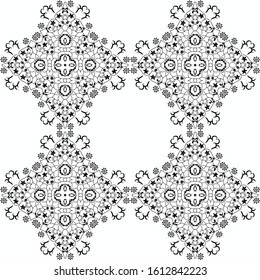 Nice pattern floral digital design created in specialized software for graphic resources for helping graphics designer to create finest art and design.